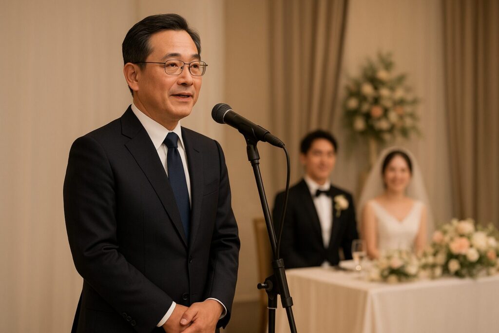 結婚式のスピーチ 上司 感動