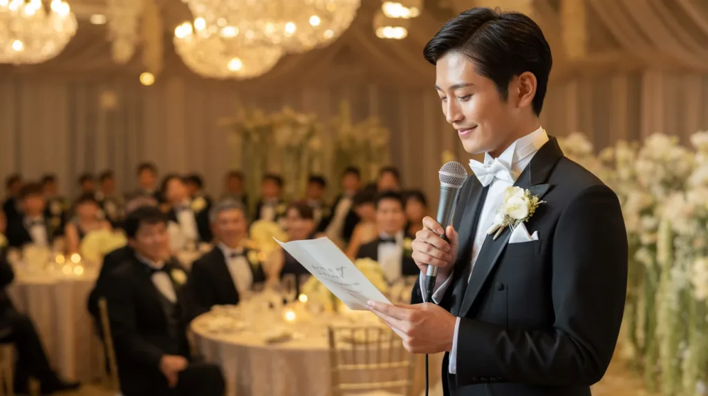 新郎 ウェルカムスピーチ